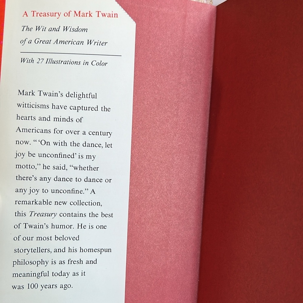 Vintage “A Treasury of Mark Twain” Collection of Witticisms & Quotes Book 1967 - Picture 10 of 12